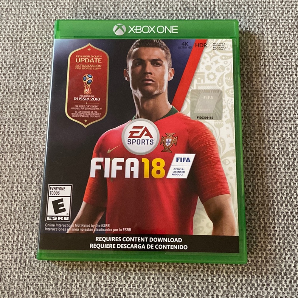 XBOX ONE FIFA 18